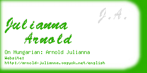 julianna arnold business card